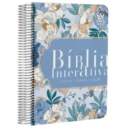 Bíblia de Estudo Interativa | KJC | Letra Normal | Capa Dura Espiral Graça
